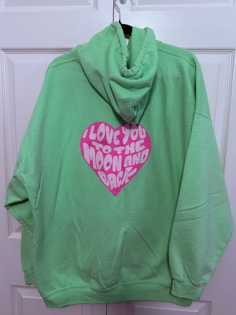 Faded Moon Boutique I Love You to the Moon and Back Hoodie Sweatshirt 3XL